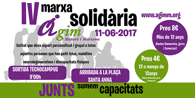 IV MARXA SOLIDÀRIA D’AGIM 11-06-2017
