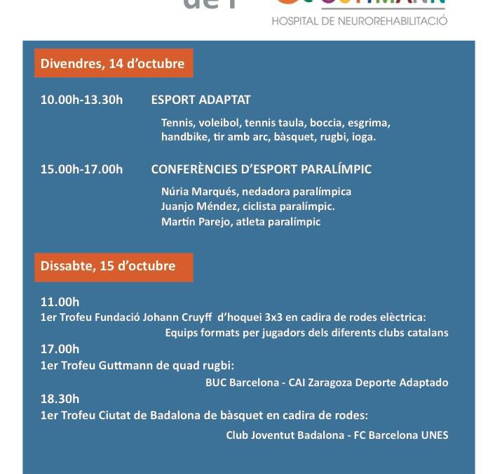 14 D’OCTUBRE JOCS ESPORTIUS DE L’INSTITUT GUTTMANN